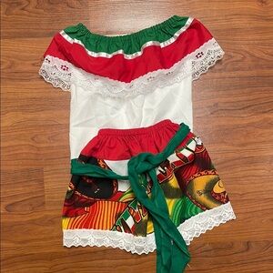 Girls Cinco de Mayo Mexican skirt  size 2T